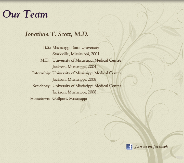 Jonathan T. Scott, M.D. — Women's Medical Center — Dothan, Alabama